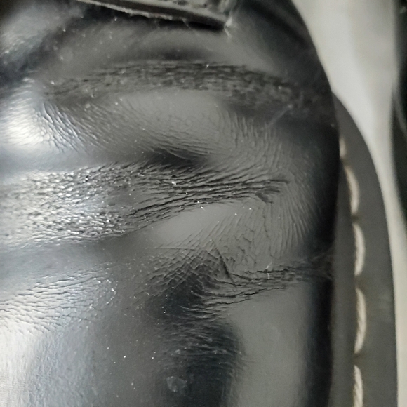 Dr. Martens Mono Smooth Leather Oxford Shoes Unisex M11 W12 - Picture 8 of 16